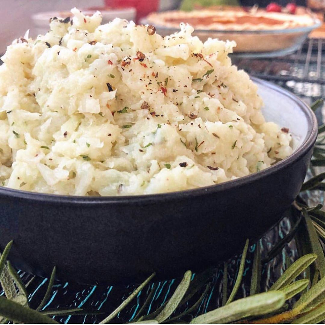 Mashed Cauliflower with Herbs