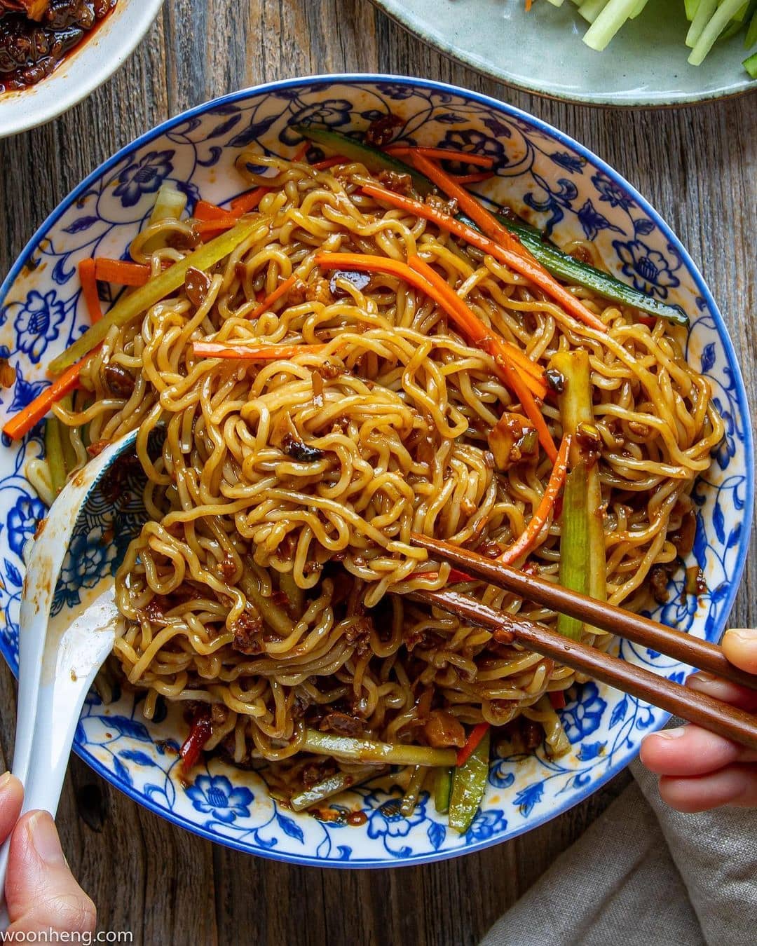 Vegan Fried Sauce Noodles