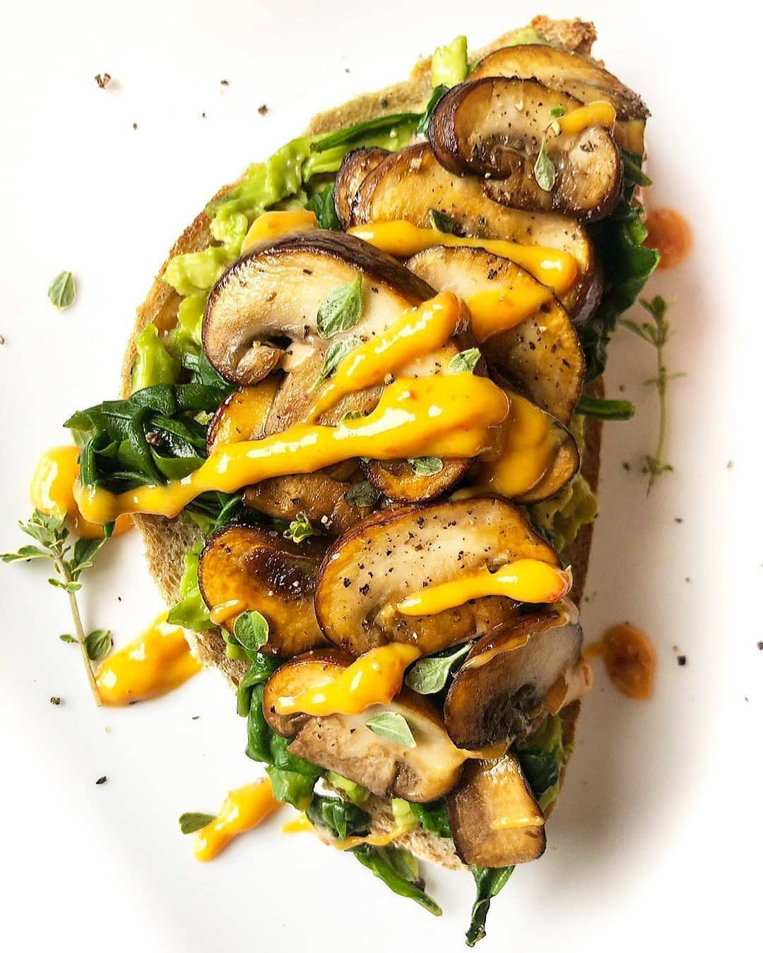 Sourdough Avocado Toast with Sweet Heat Sauce