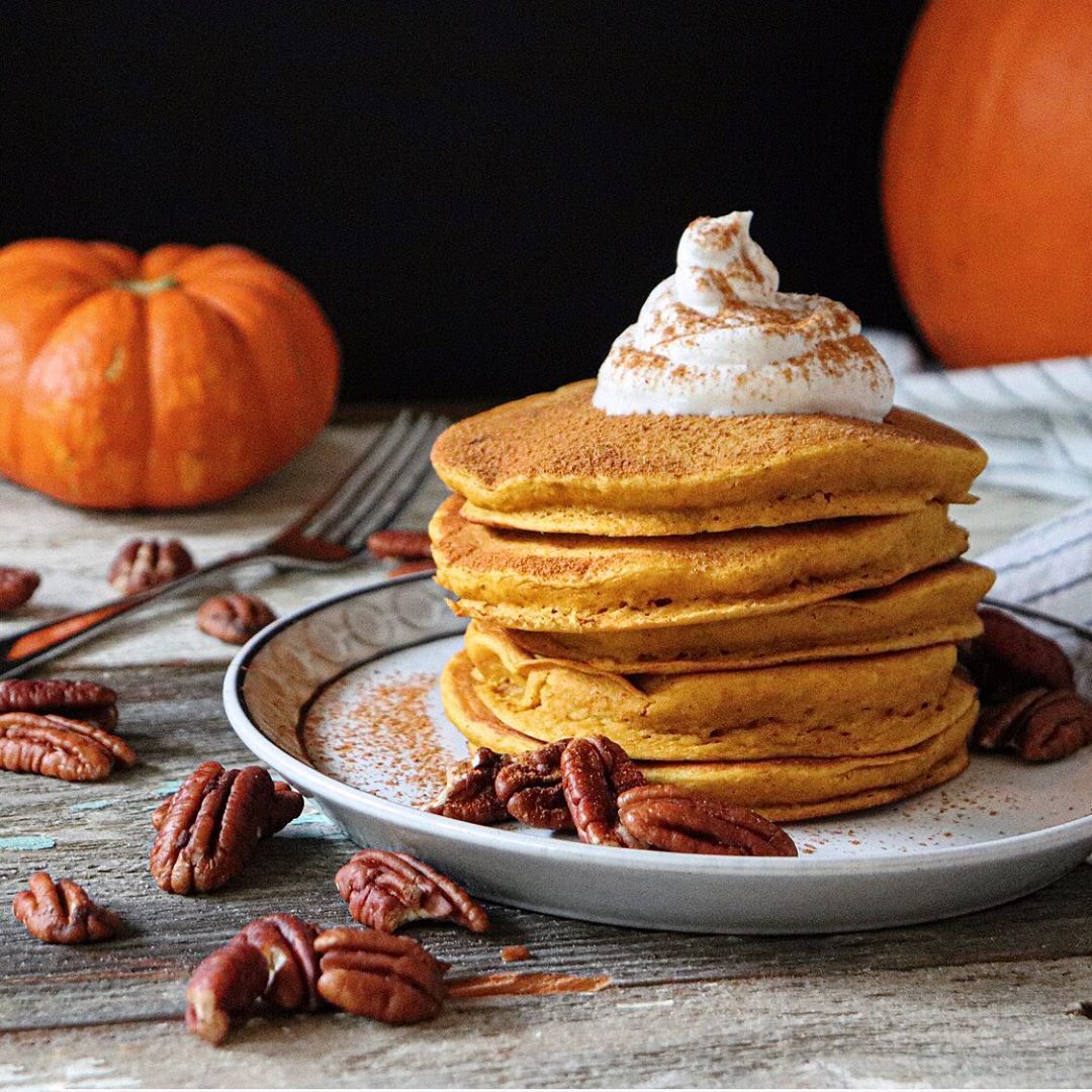 Easy Vegan Pumpkin Pancakes