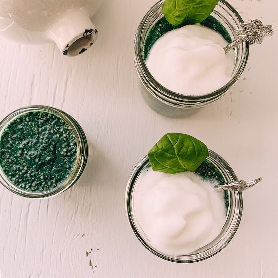 🌱Two Shades of Green Spirulina Chia Pudding🌱