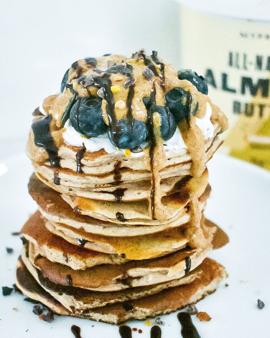 Protein Pancake Stacks with Whey and Banana