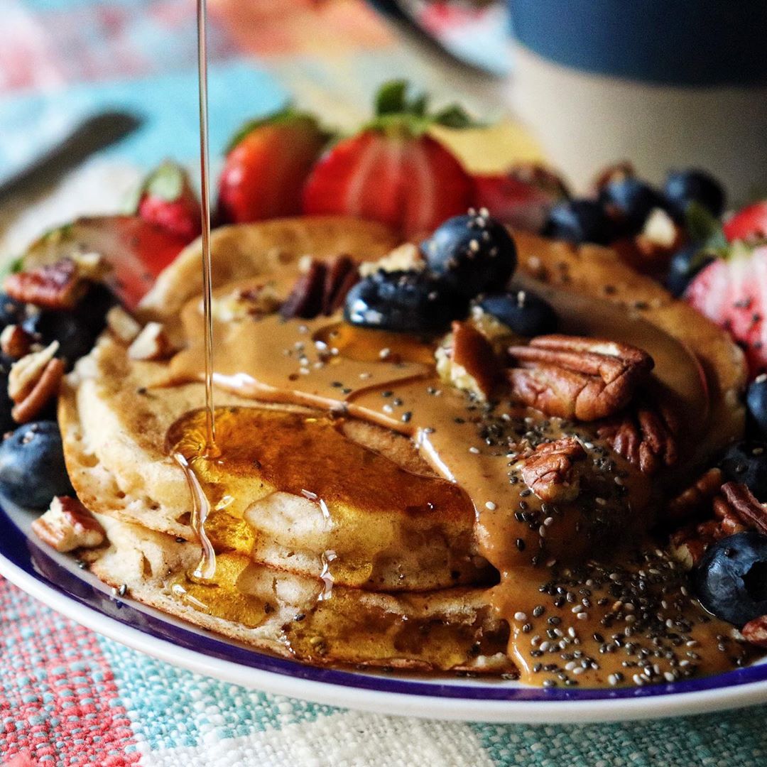 Whole Wheat and Oat Pancakes