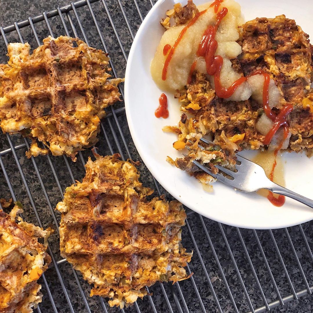 Potato and Tofu Waffles