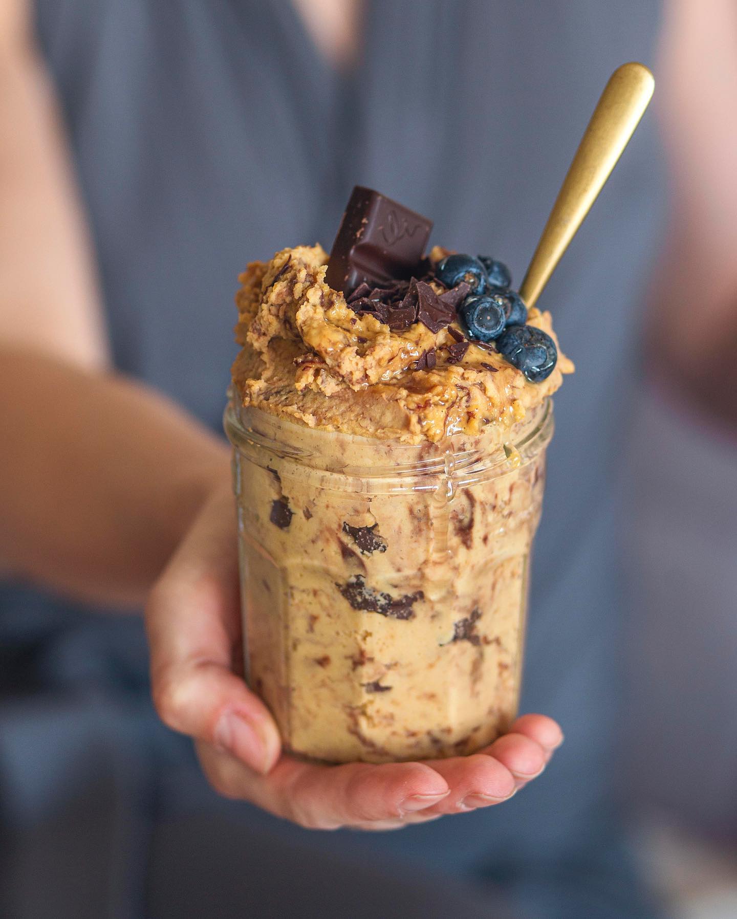 No-Bake Healthy Protein Cookie Dough