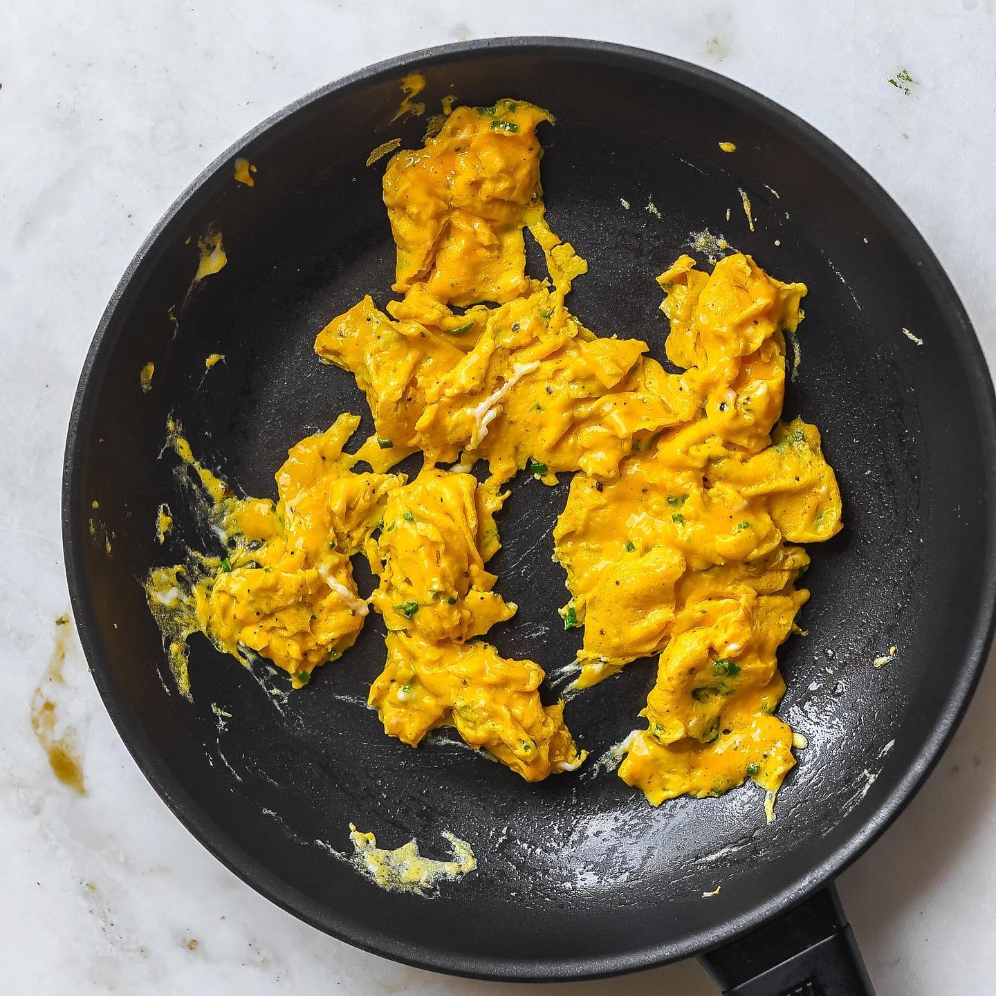 Croissant Breakfast Sandwich with Salmon and Eggs