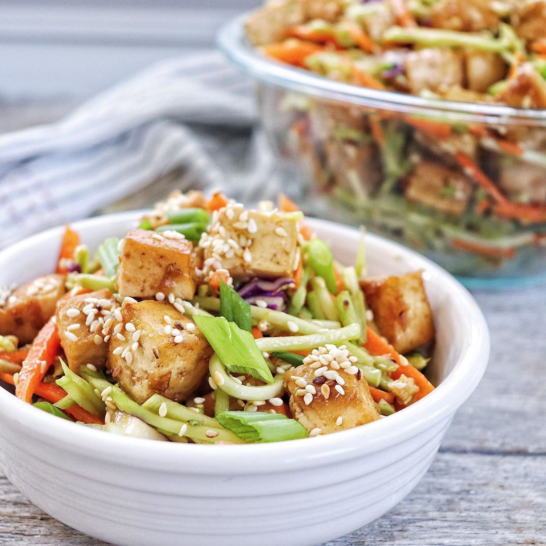 Sesame Ginger Tofu Salad