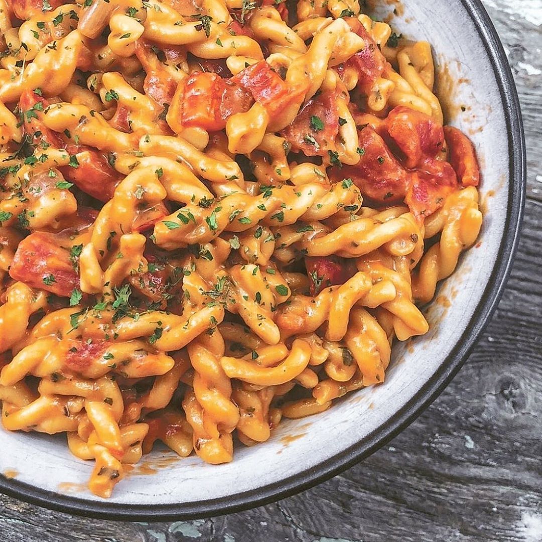 Creamy Vodka Sauce with Gluten-Free Gemelli Noodles