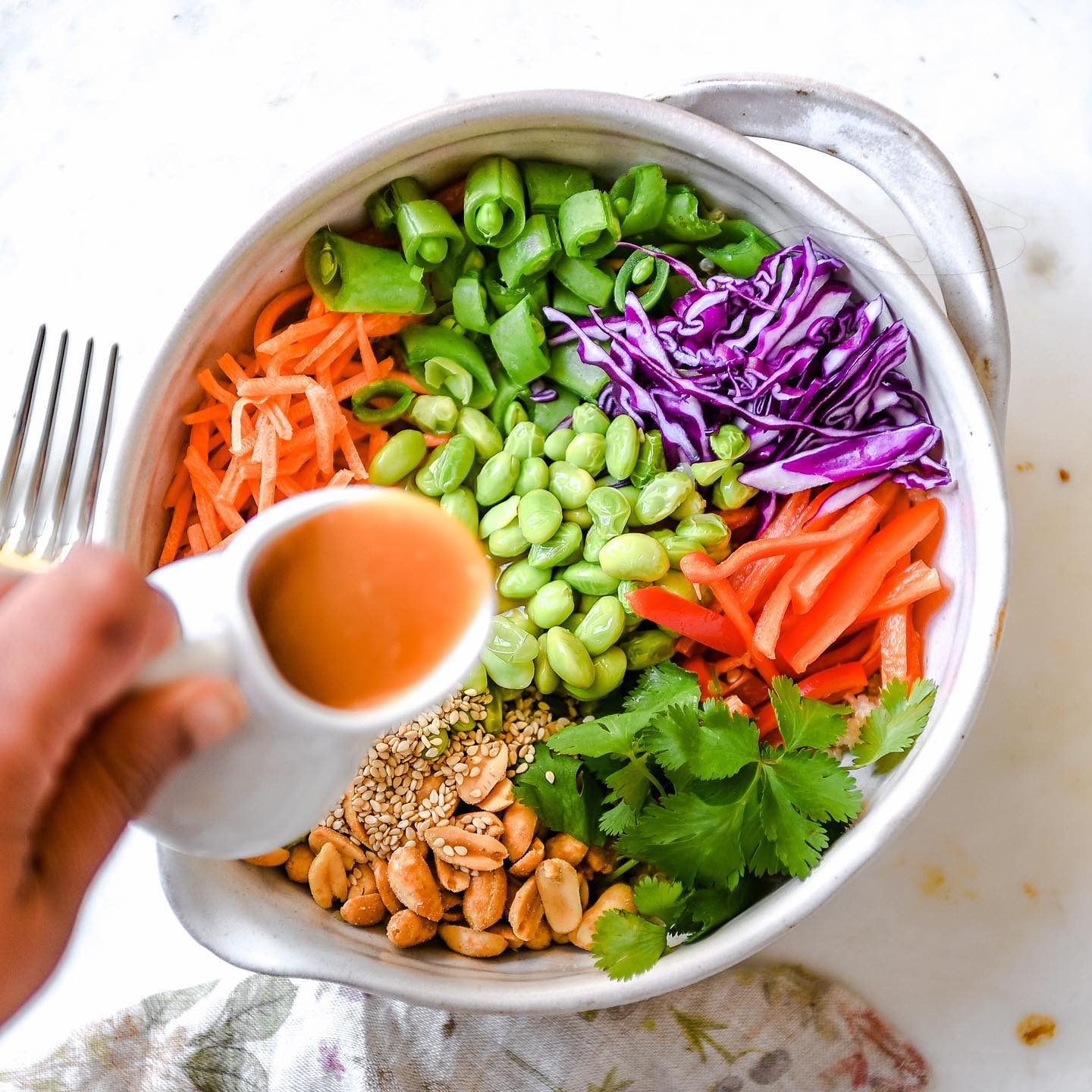 Healthy Sesame Ginger Quinoa Salad