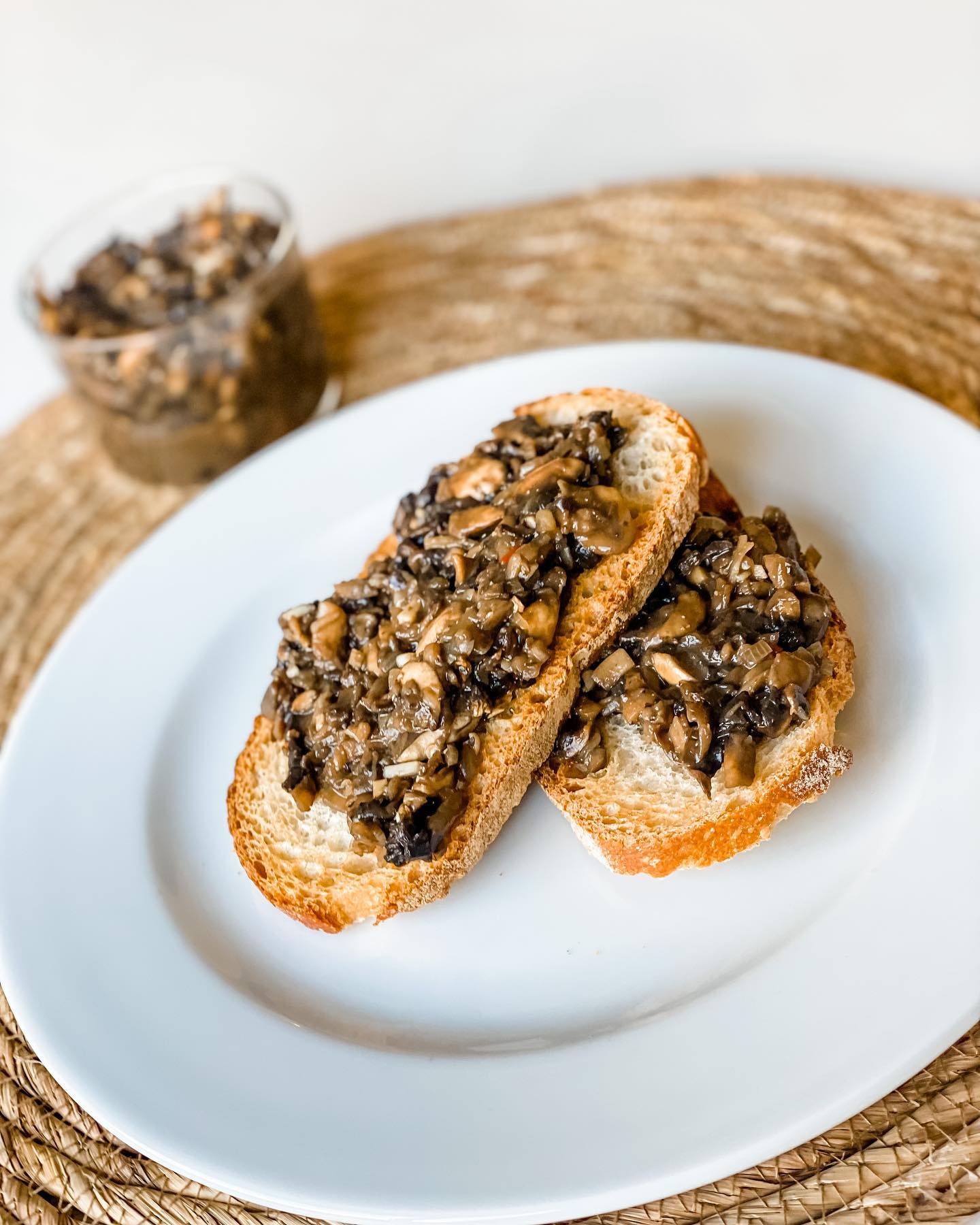 Flavorful Mushroom Jam on Toast