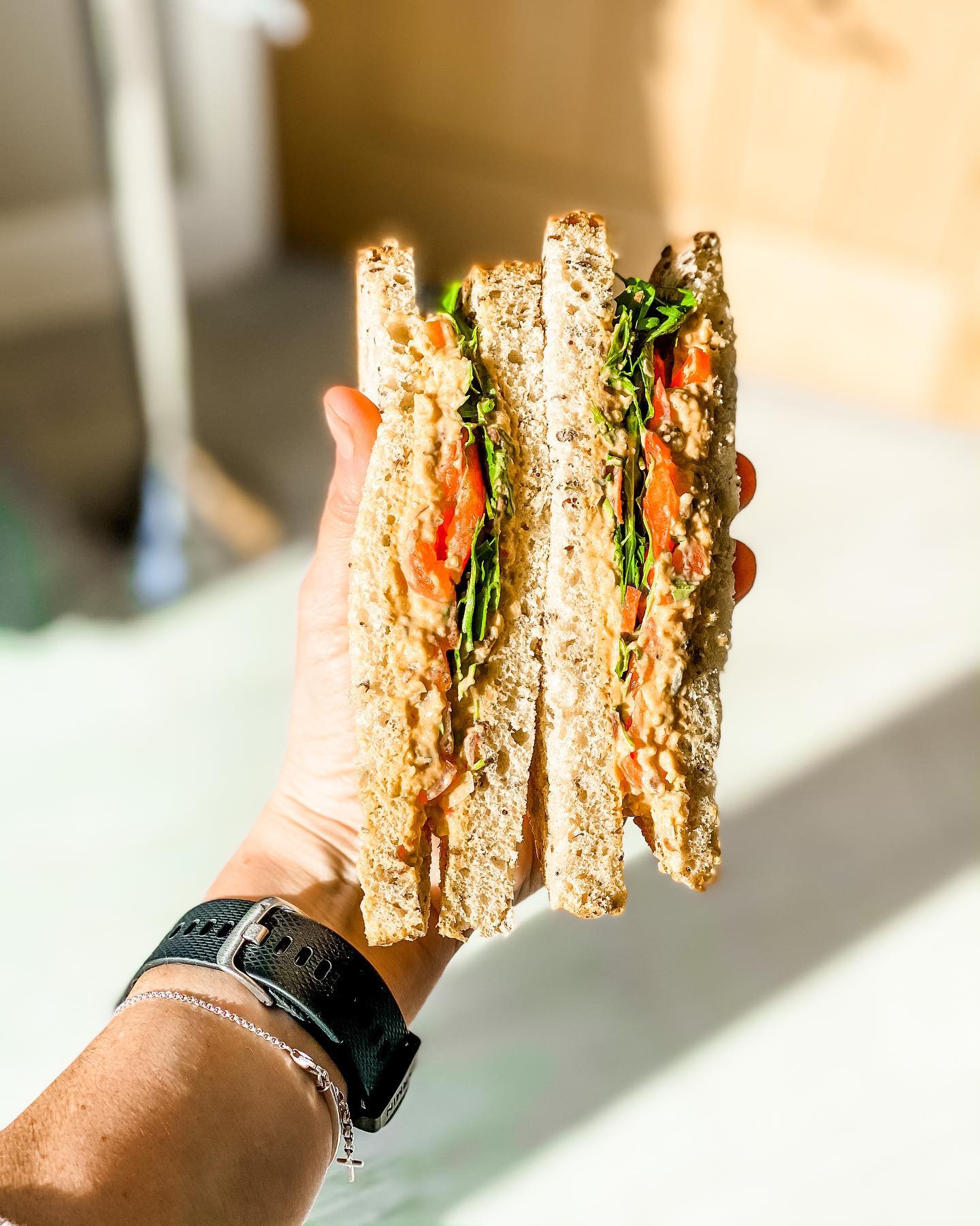 Vegan Chickpea Crunch Sandwich