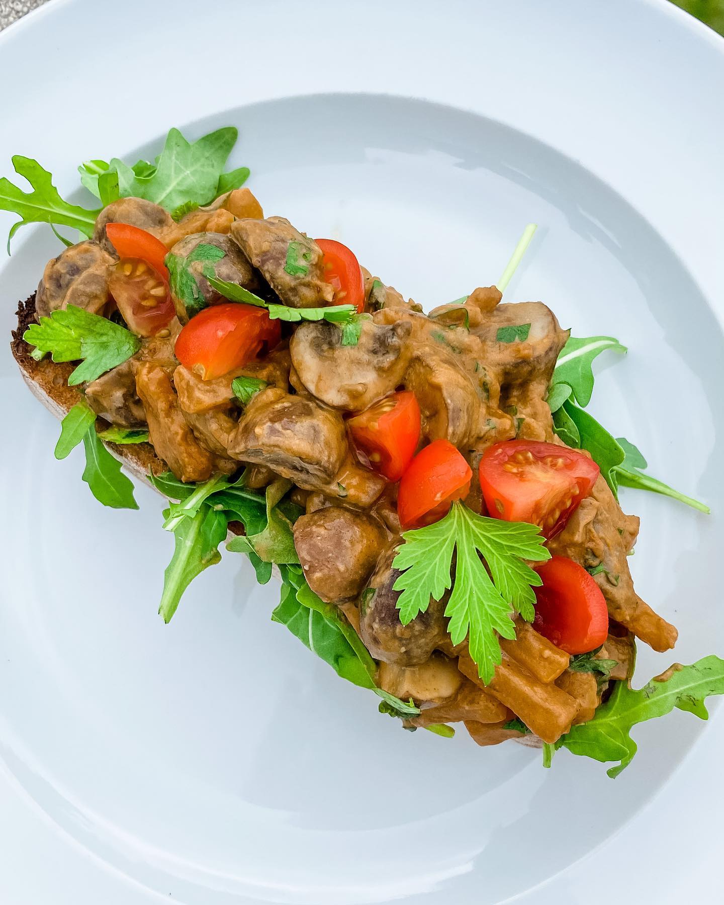 Creamy Vegan Mushroom & Butternut Squash Delight