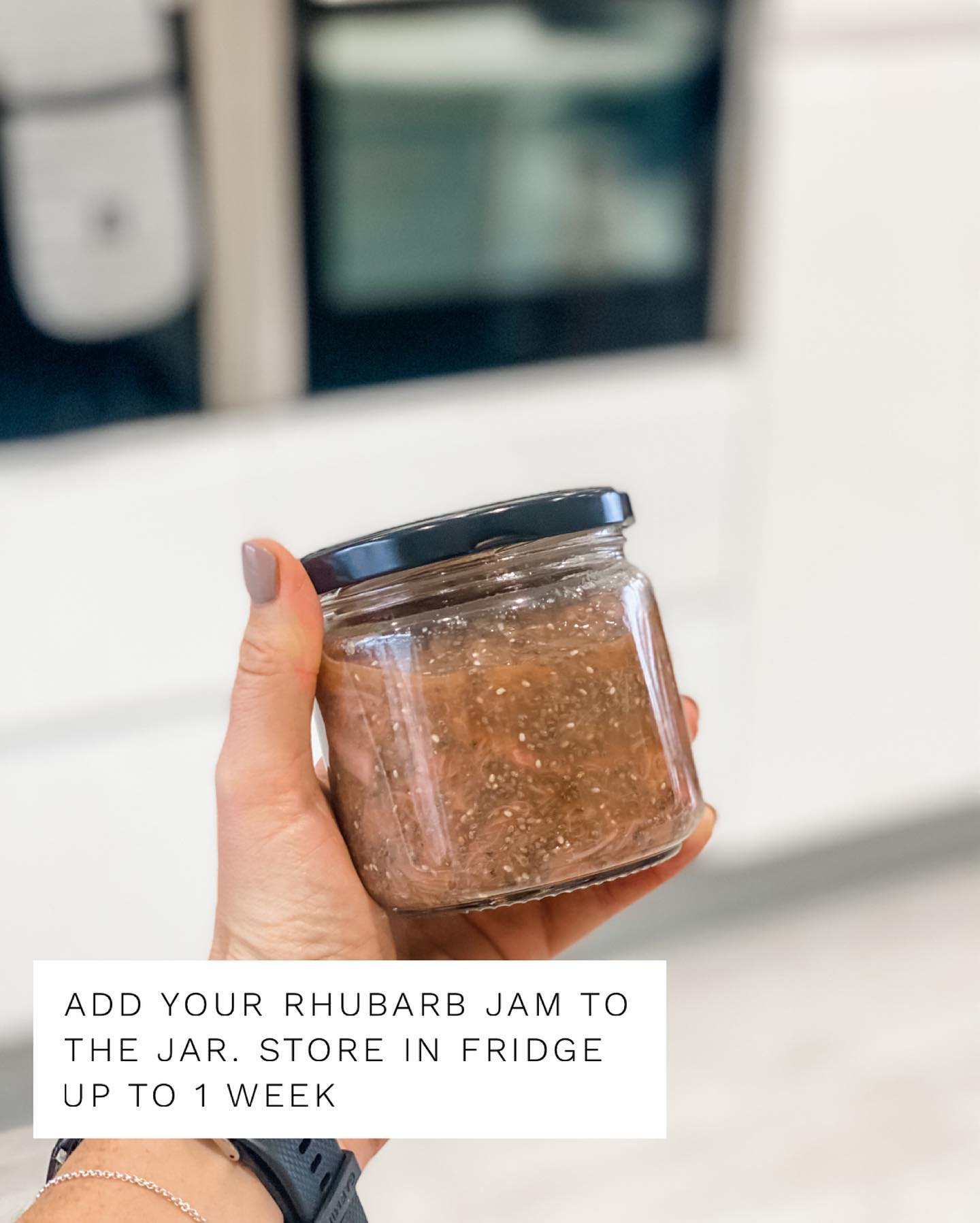 Simple Three-Ingredient Rhubarb Jam