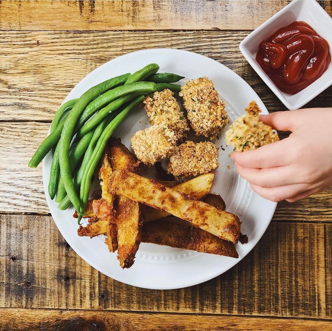 Battered Breaded Baked Tofu