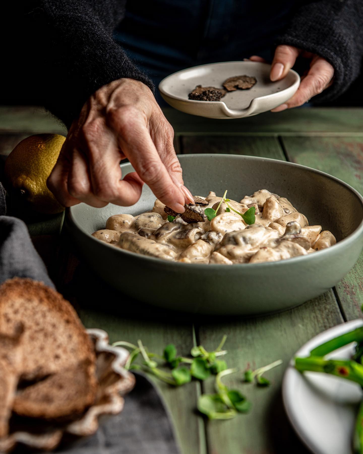 Truffle Gnocchi with Cashew Sauce