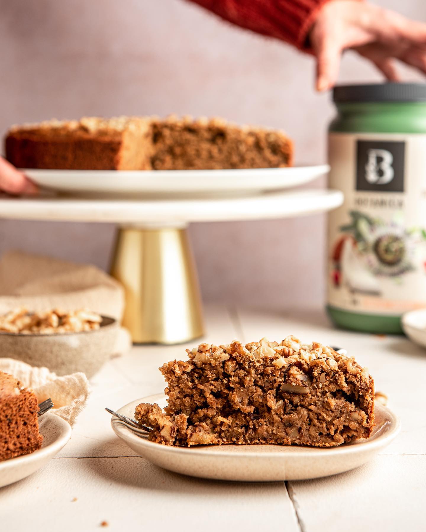 Banana Walnut Cake with Botanica Perfect Protein 'Sleep Better'