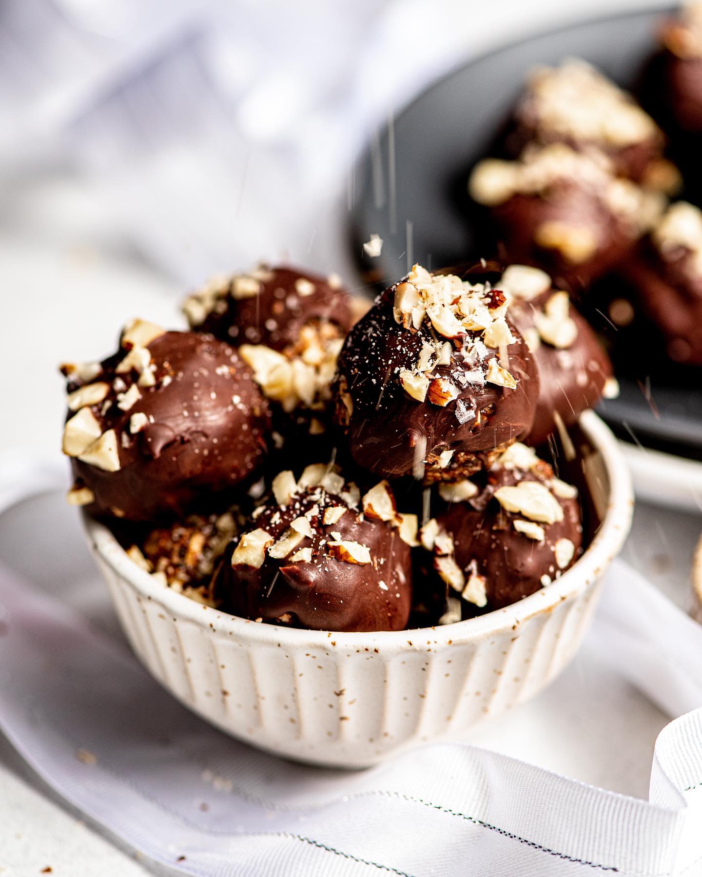 Healthy Reishi Hot Cocoa Nutella Balls