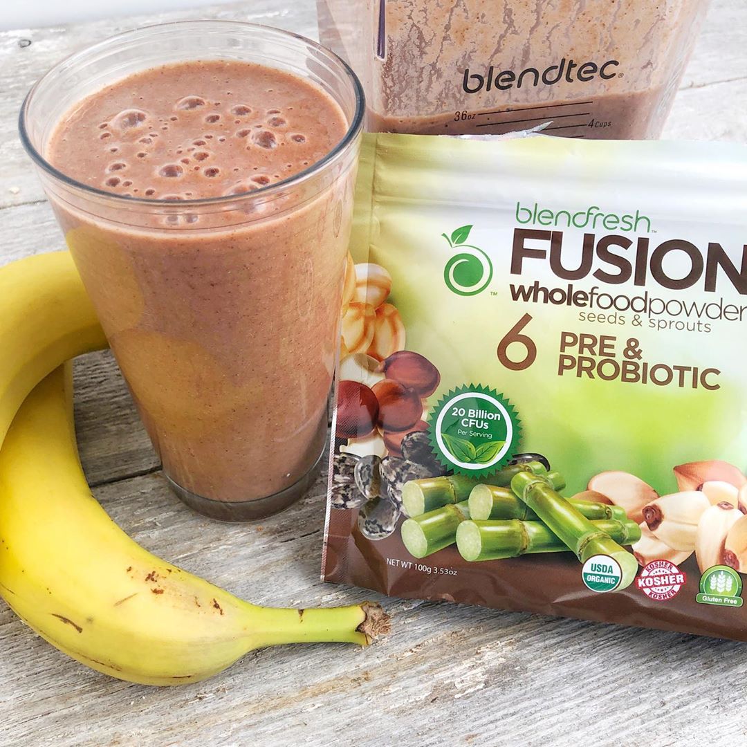 Healthy Banana Tropical Fruit Smoothie