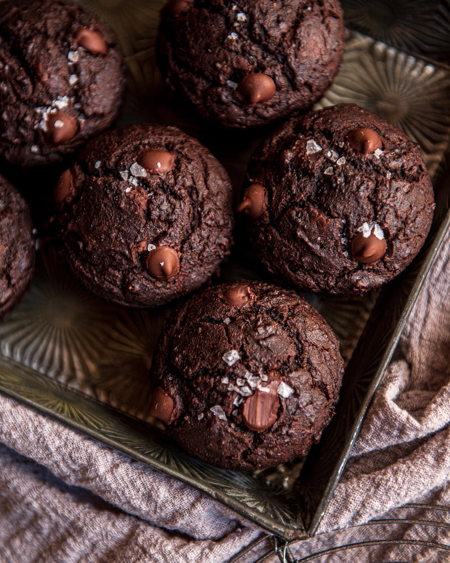 Decadent Red Velvet Beet Muffins