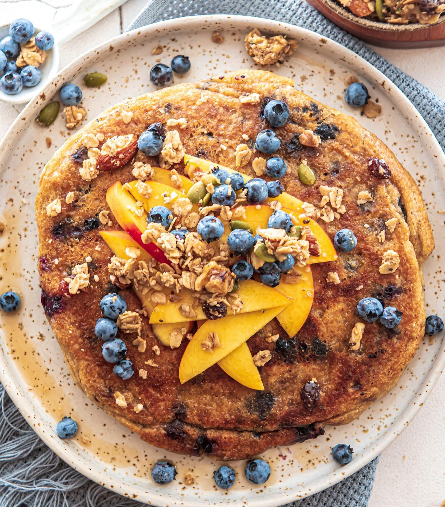 Giant Gluten-Free Vegan Pancakes