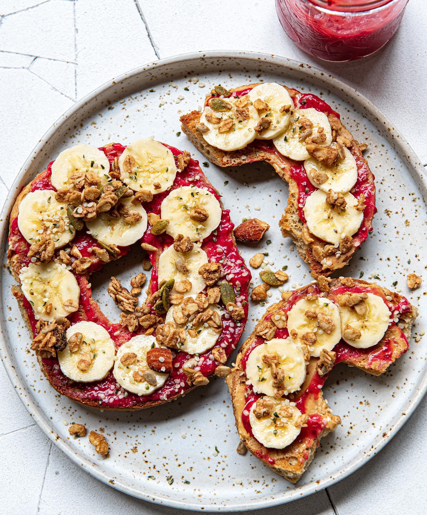 Rhubarb Strawberry Chia Seed Jam