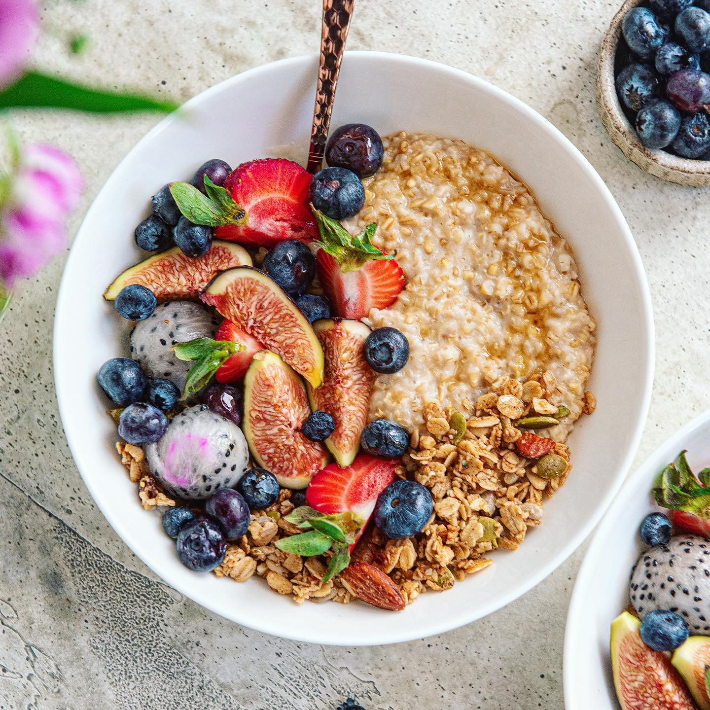 Protein-Packed Banana Oatmeal Bowl with Adrenal Support