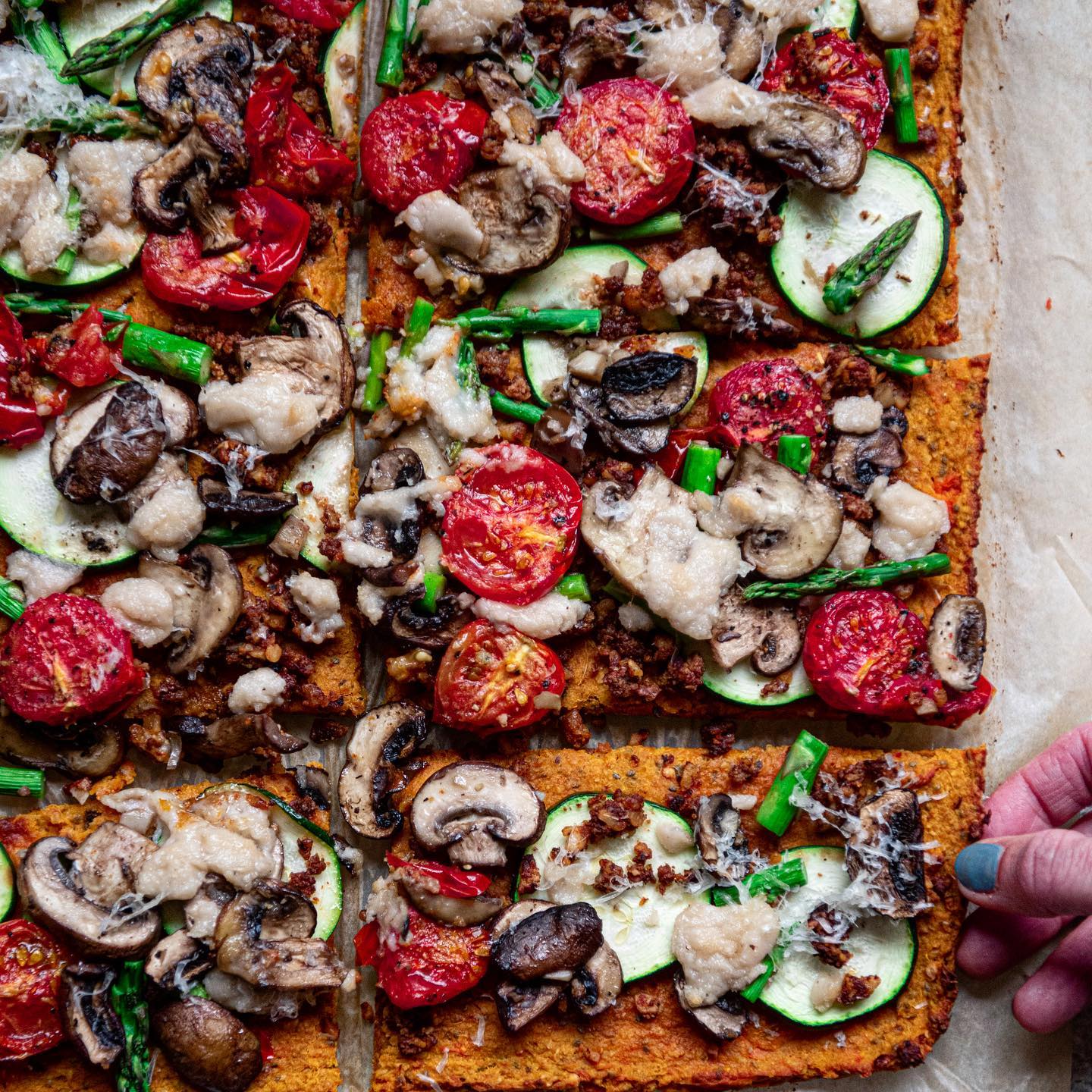 Vegan Gluten-Free Sweet Potato Pizza