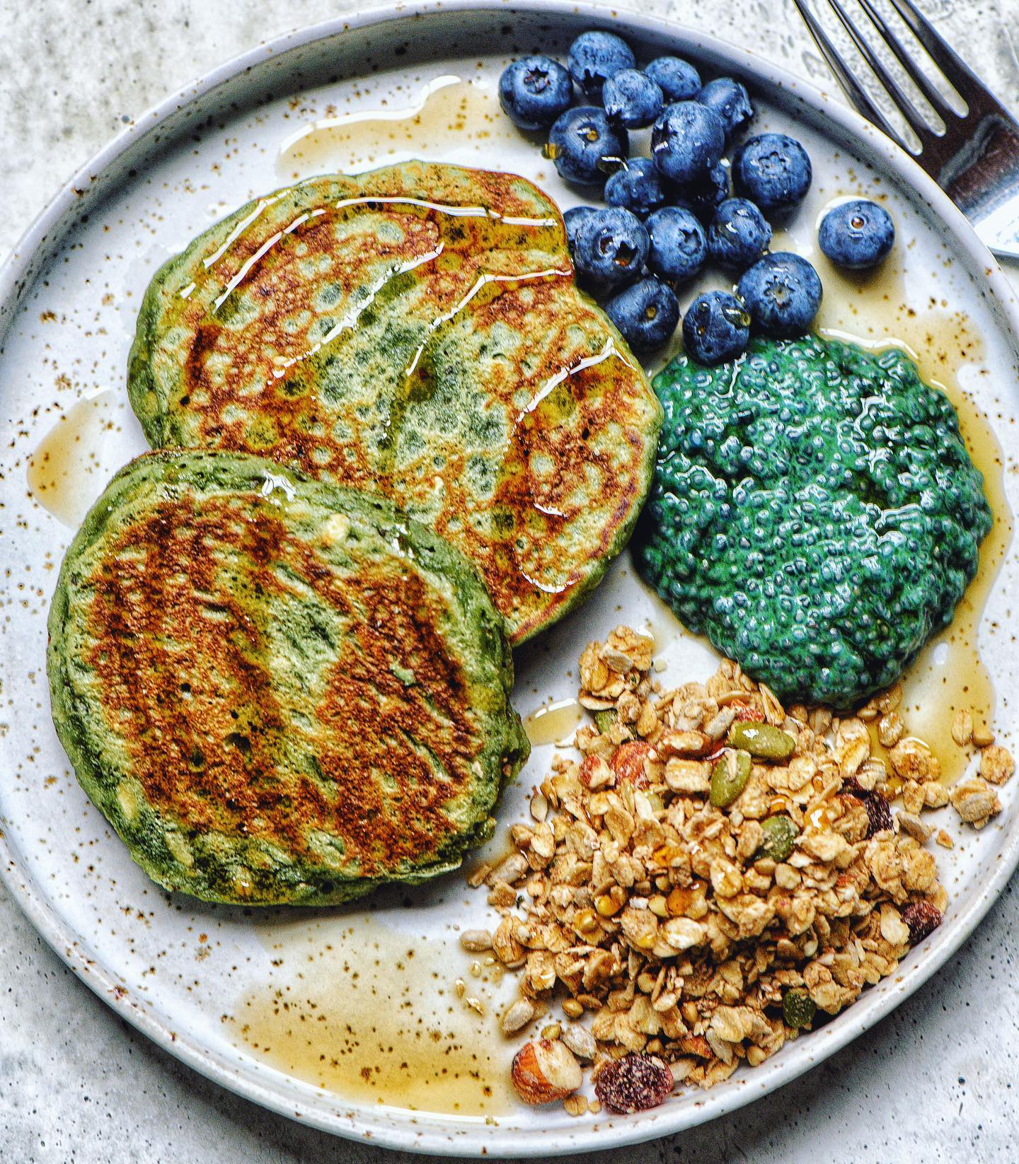Banana Cassava Oat Pancakes