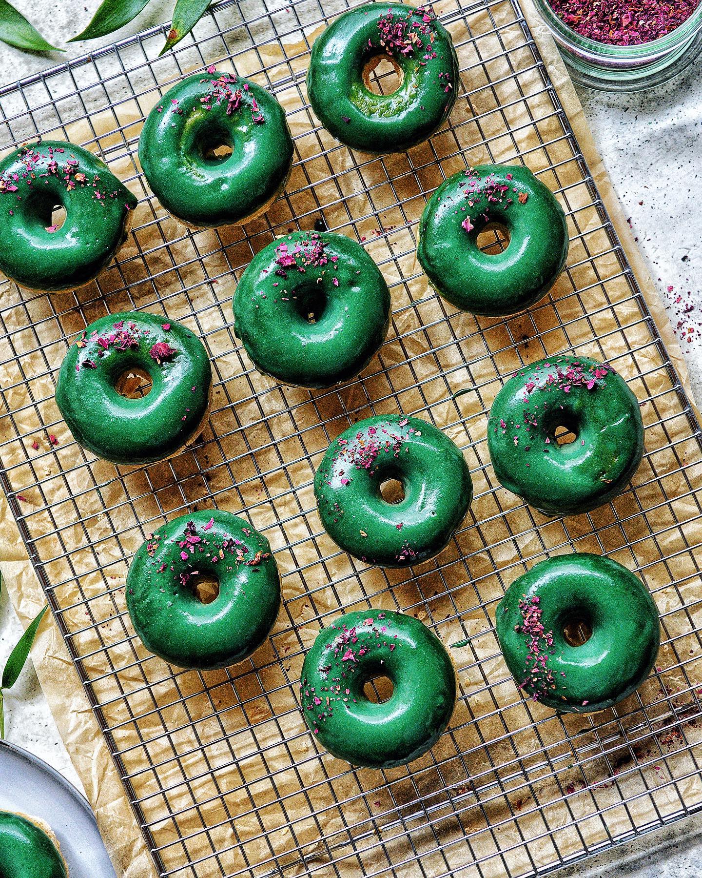 Vegan St. Patrick's Day Donuts