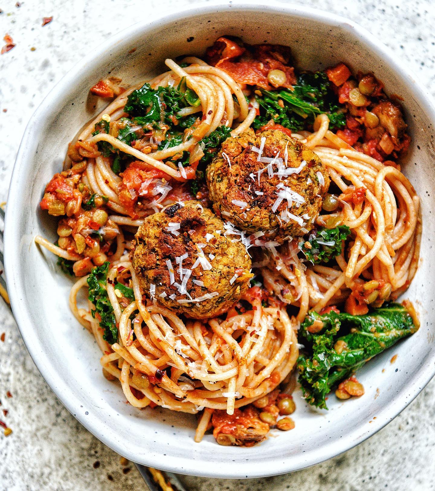 Baked Vegan Lentil Meatballs