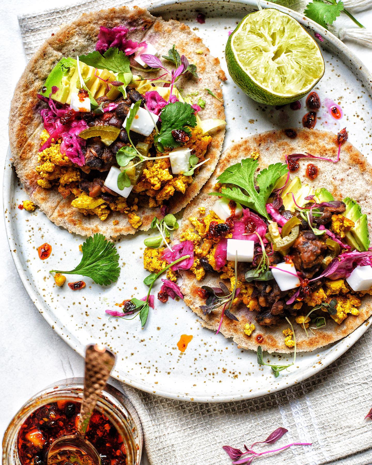 Spiced Scrambled Tofu