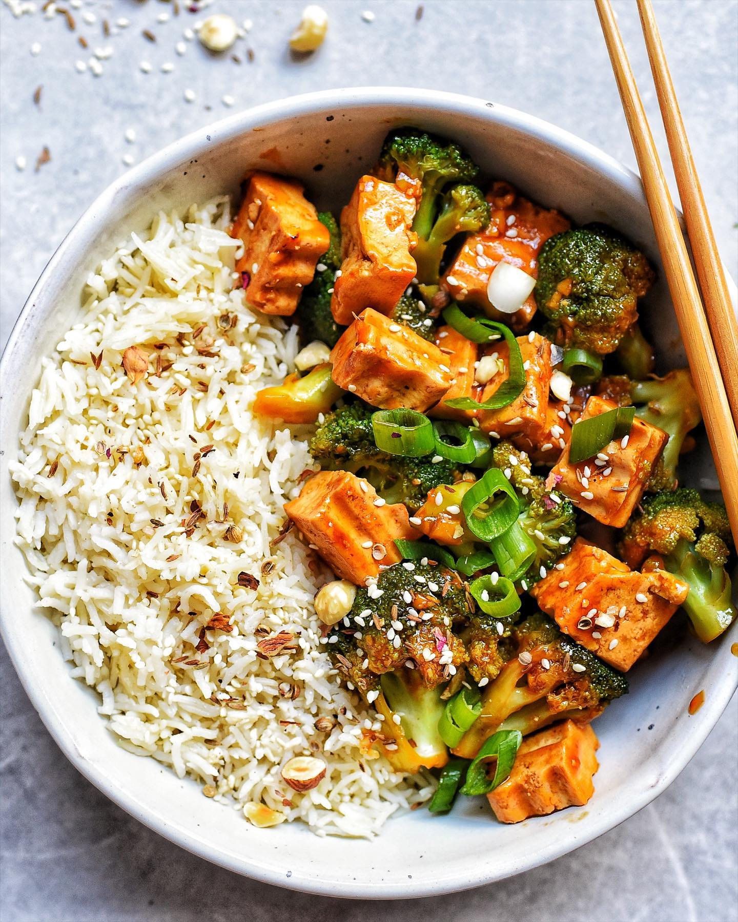 Takeout Style Tofu and Broccoli