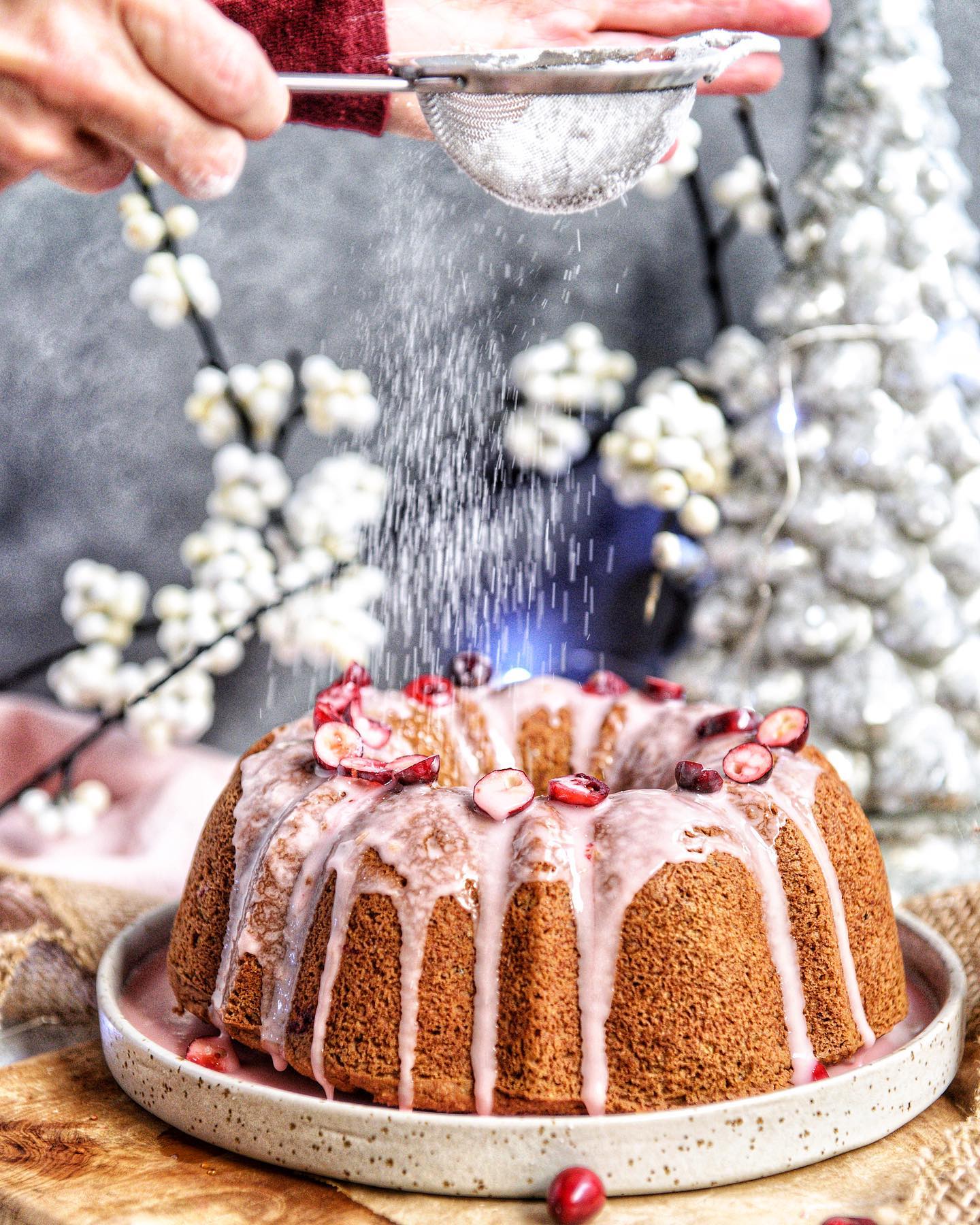 Cranberry Blood Orange Bundt Cake