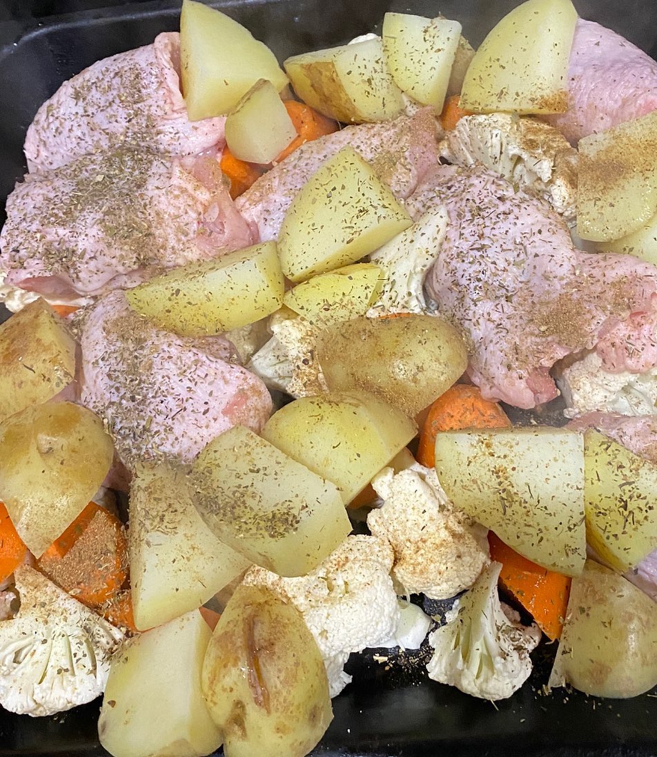 Easy Chicken and Vegetable Traybake
