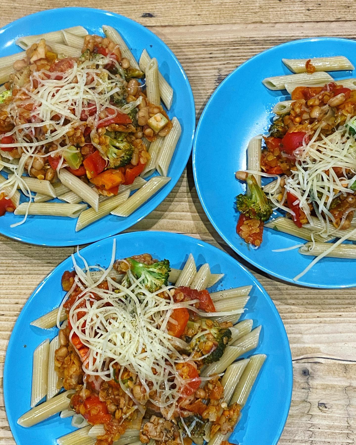 Plant-Based Lentil and Vegetable Pasta