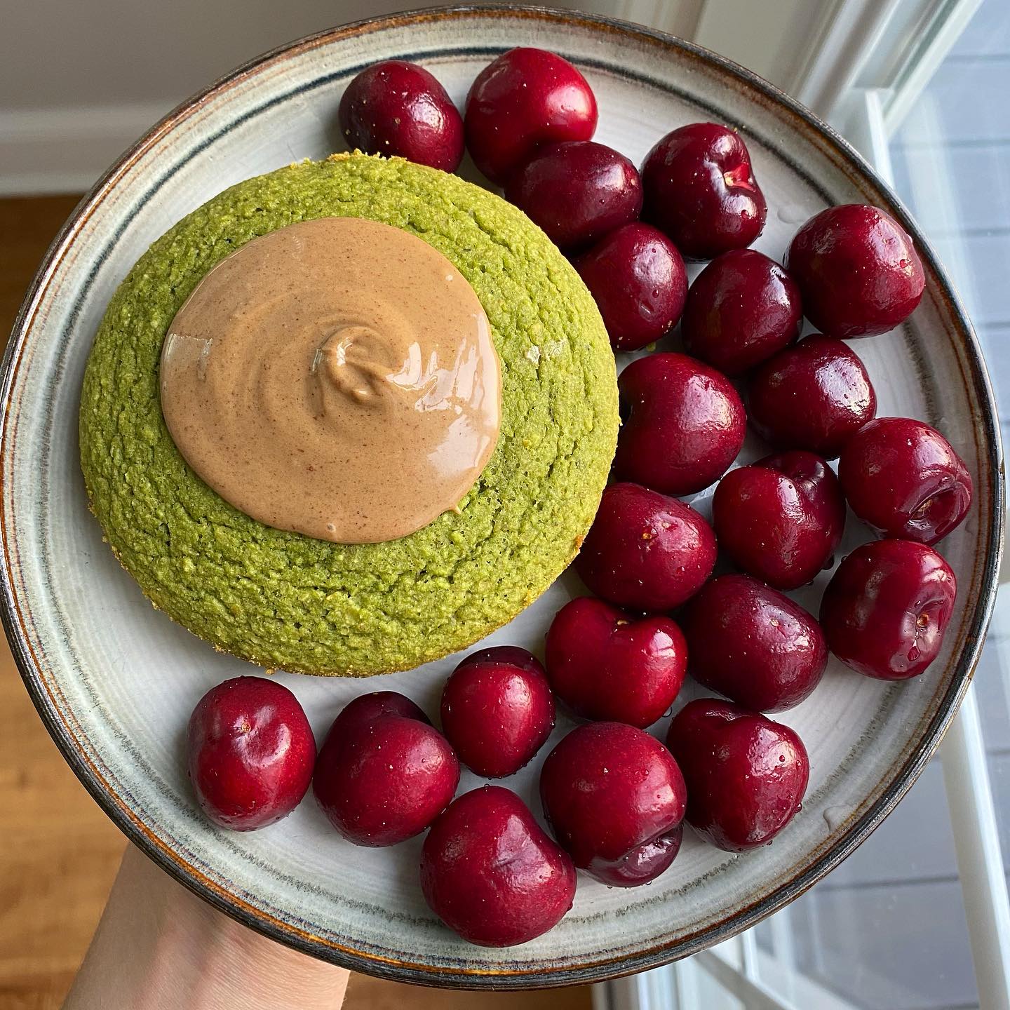 Matcha Oat Almond Muffins