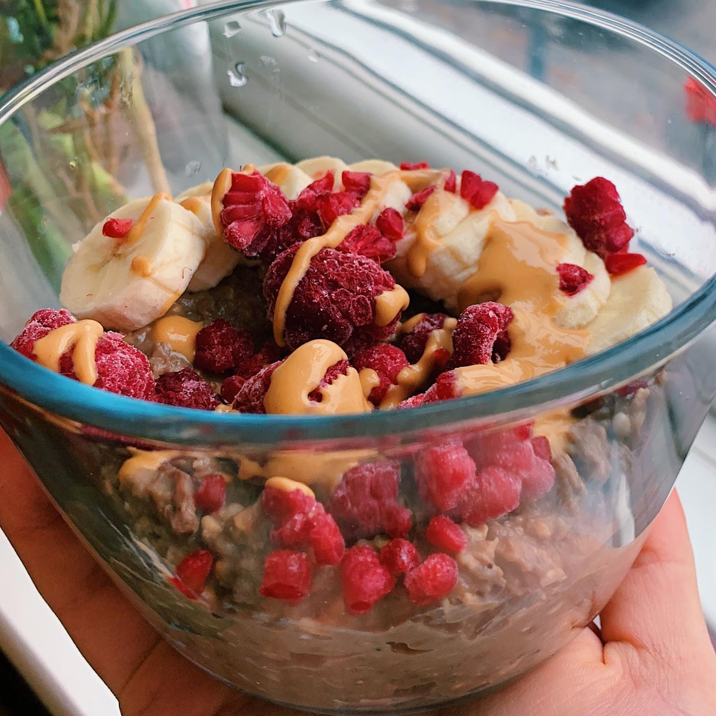 Salted Caramel Chocolate Overnight Protein Oats