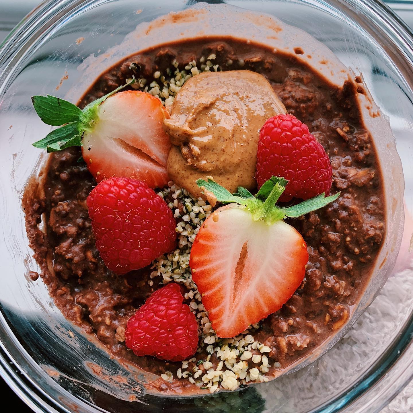 Chocolate Protein Oat Porridge