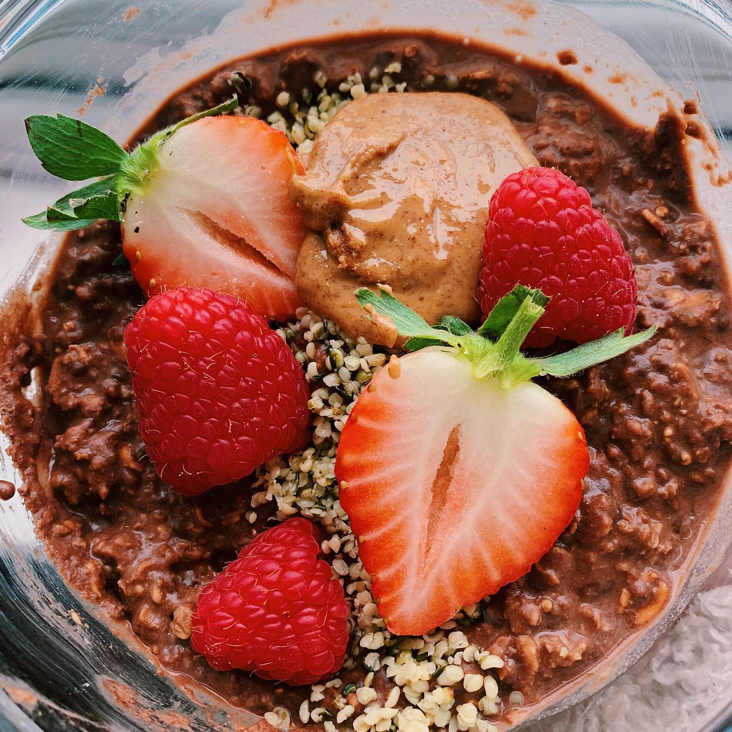 Chocolate Protein Oat Porridge
