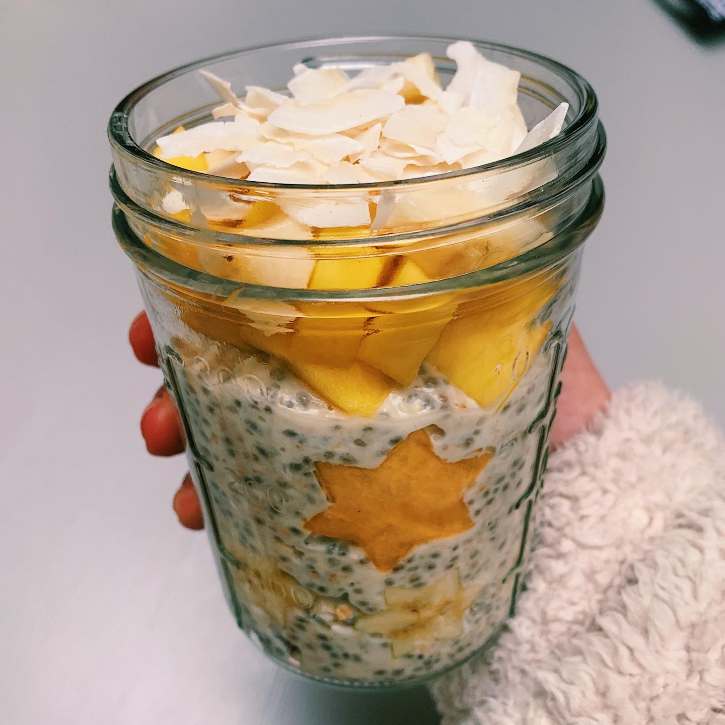 Tropical Overnight Chia Oats