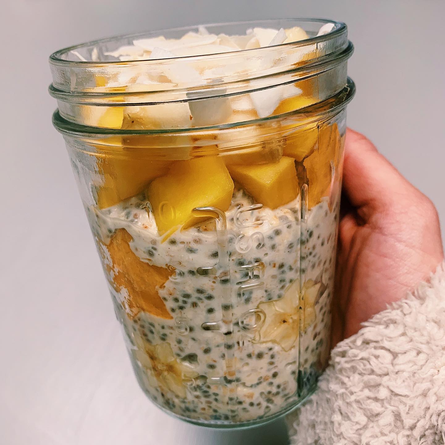 Tropical Overnight Chia Oats
