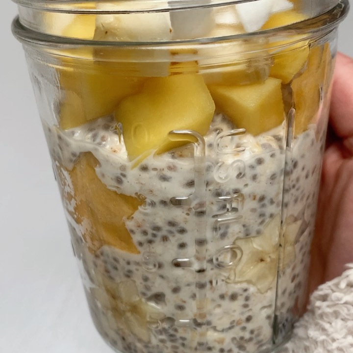 Tropical Overnight Chia Oats