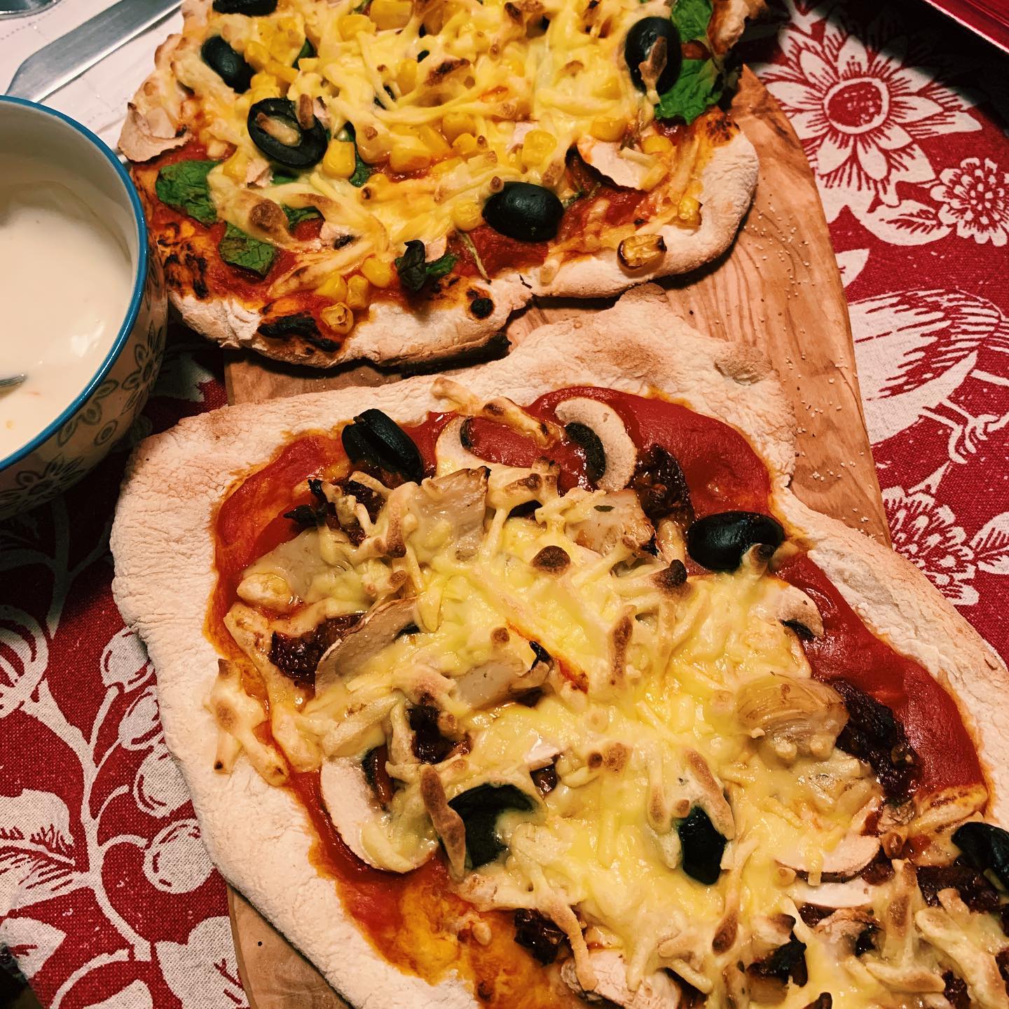 Homemade Vegan Pizza with Vegetables