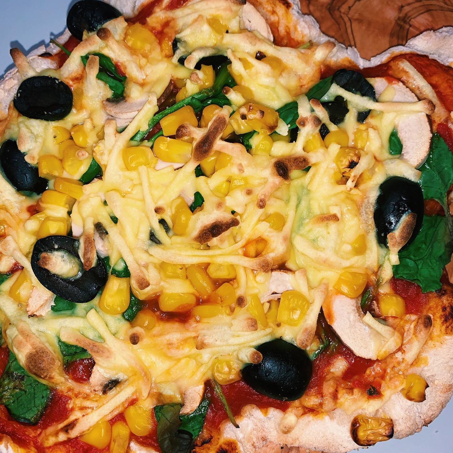 Homemade Vegan Pizza with Vegetables