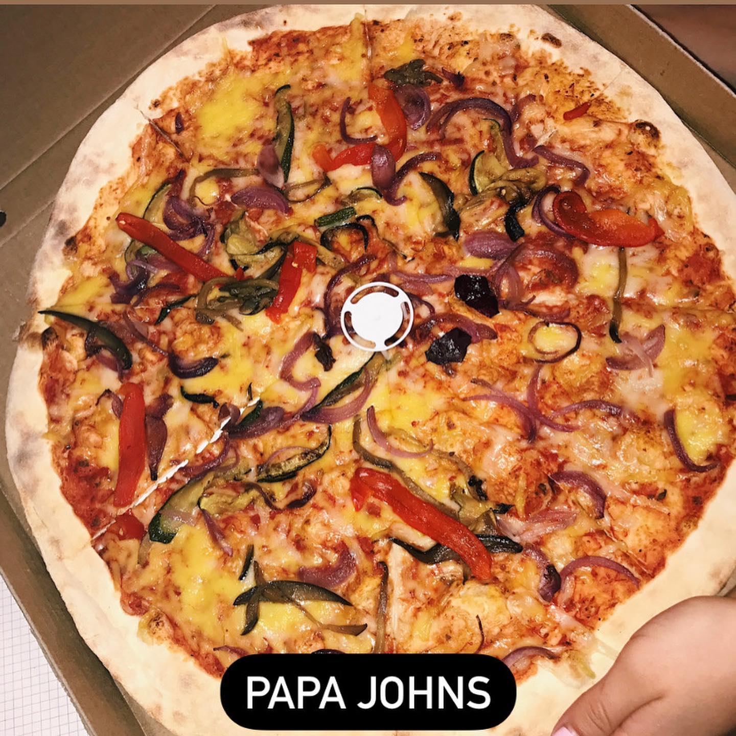 Homemade Vegan Pizza with Vegetables