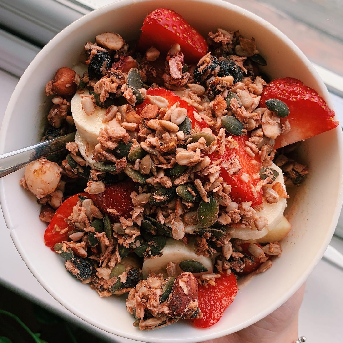 Fruit and Nut Granola with Protein Yoghurt
