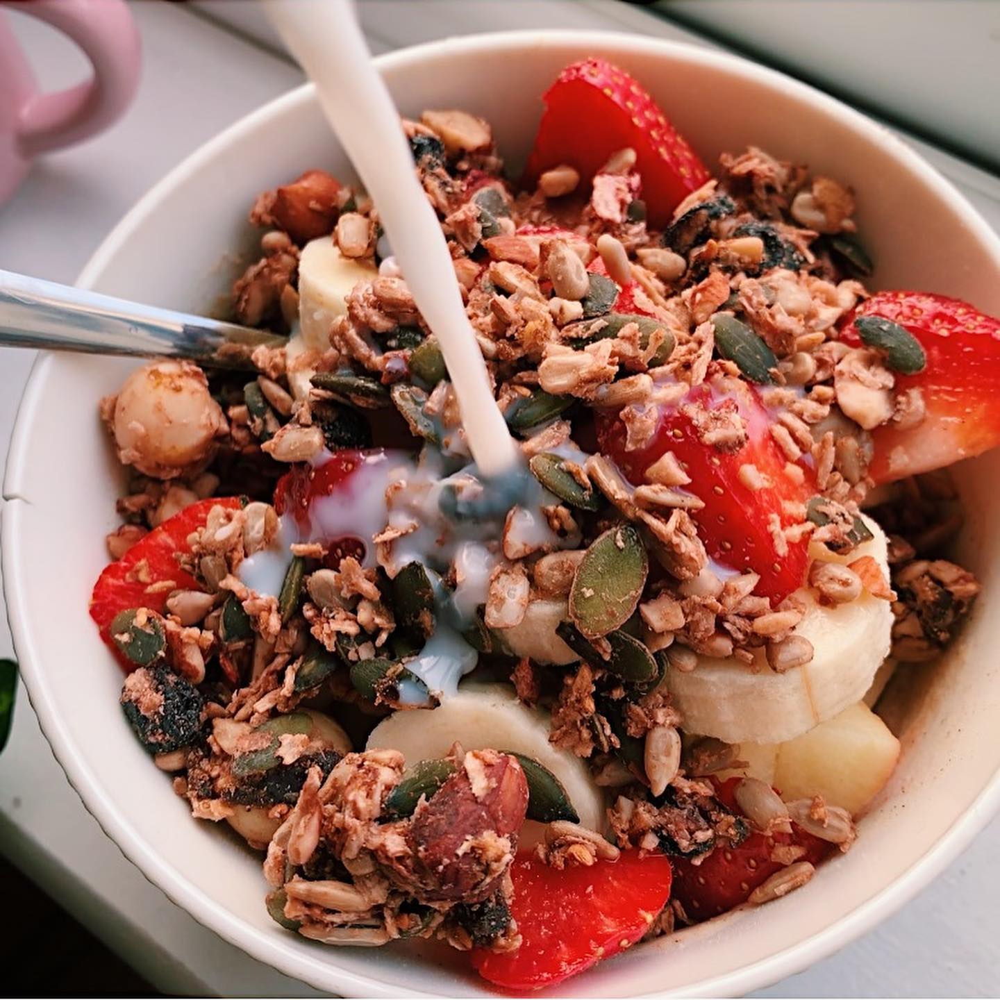 Fruit and Nut Granola with Protein Yoghurt
