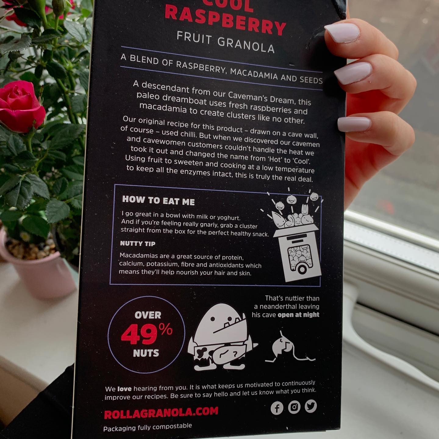 Fruit and Nut Granola with Protein Yoghurt