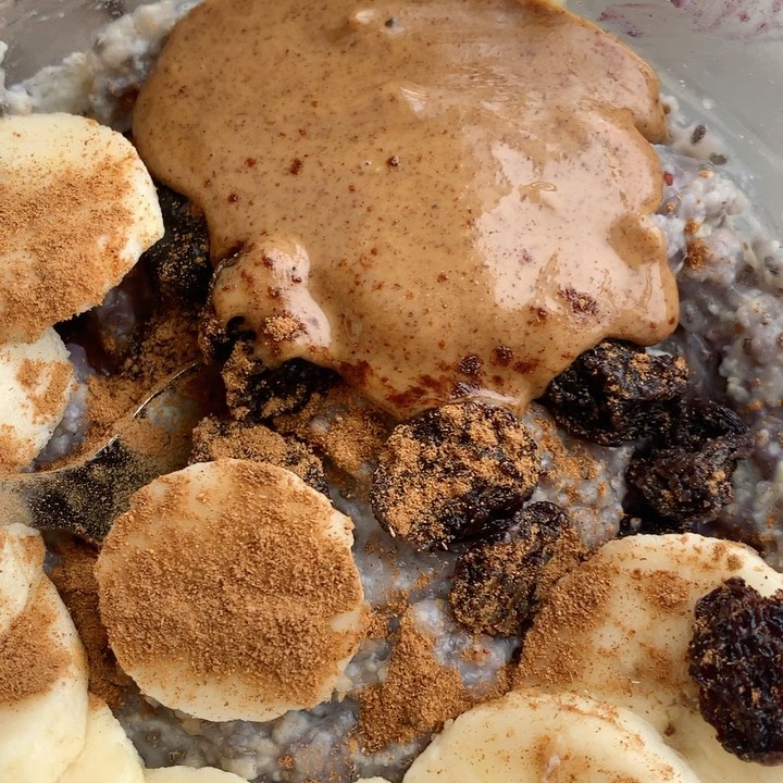 Blueberry Salted Caramel Oats