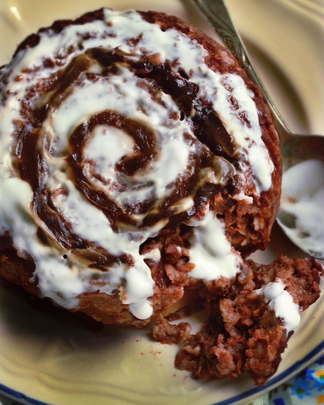 Double Chocolate Mocha Swirl Oat Bake